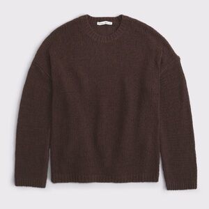Abercrombie Open-Stitch Textural Crew Sweater